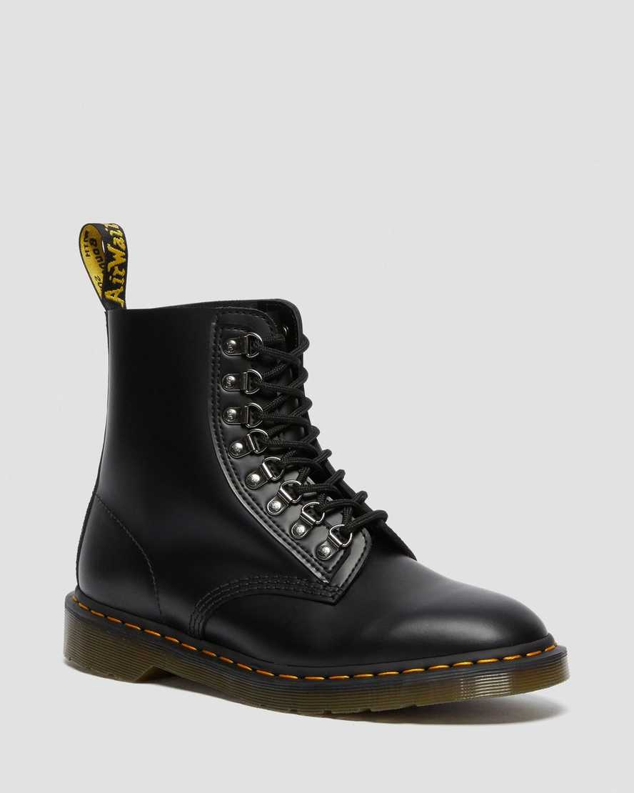 Dr. Martens 1460 Pascal Verso Smooth Deri Kadın Bağcıklı Bot - Bot Siyah |GLISB2187|